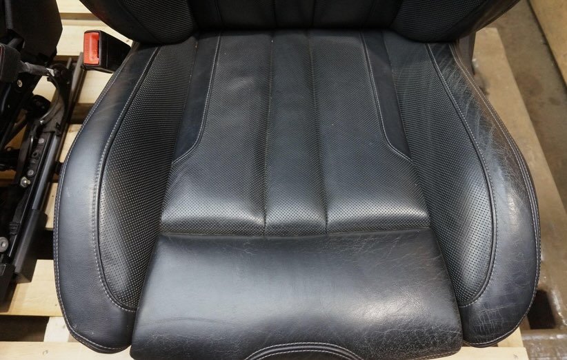 Set Front &Rear Black Leather Ventilated Sport Seats OEM BMW M5 F90 18-23 - Image 2