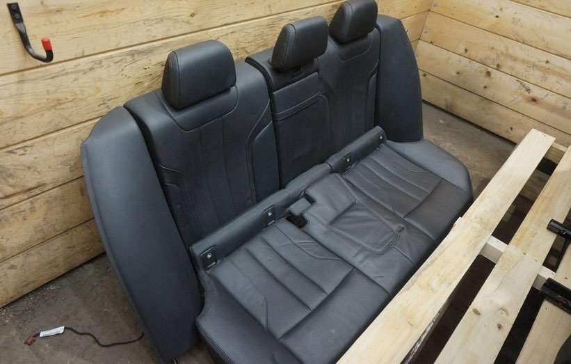 Set Front &Rear Black Leather Ventilated Sport Seats OEM BMW M5 F90 18-23