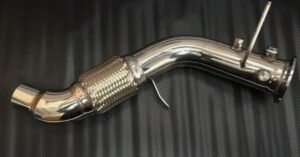 BMW 325D 330D 530D E90 E60 Turbo DPF Exhaust Pipe Downpipe Stainless ST