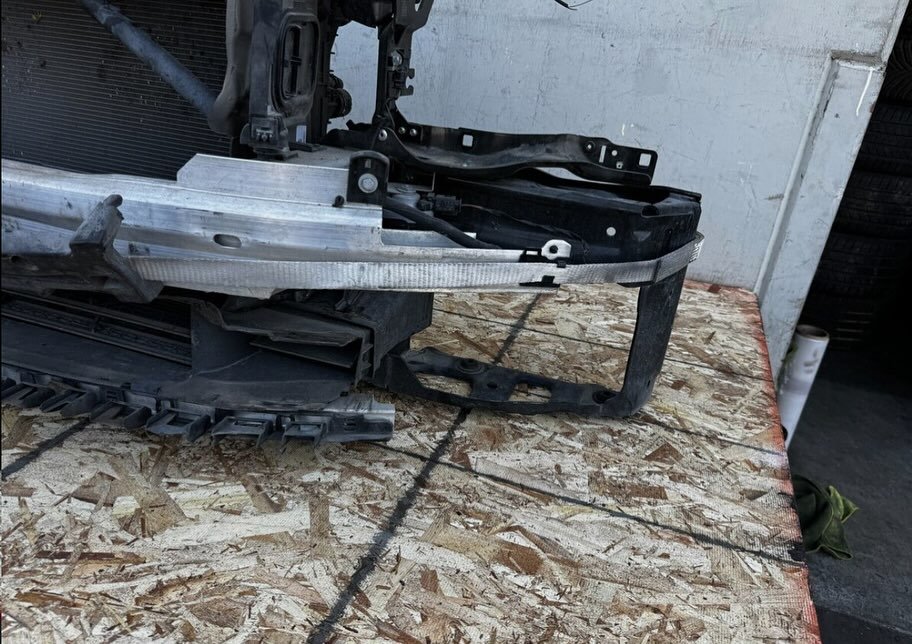 Radiator support core engine cooling fan set BMW 740 G11 G12 16-19 OEM - Image 8