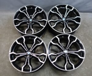 BMW F97 X3M F98 X4M 21" Style 765M Wheel Set Of 4 Starggered Black OEM