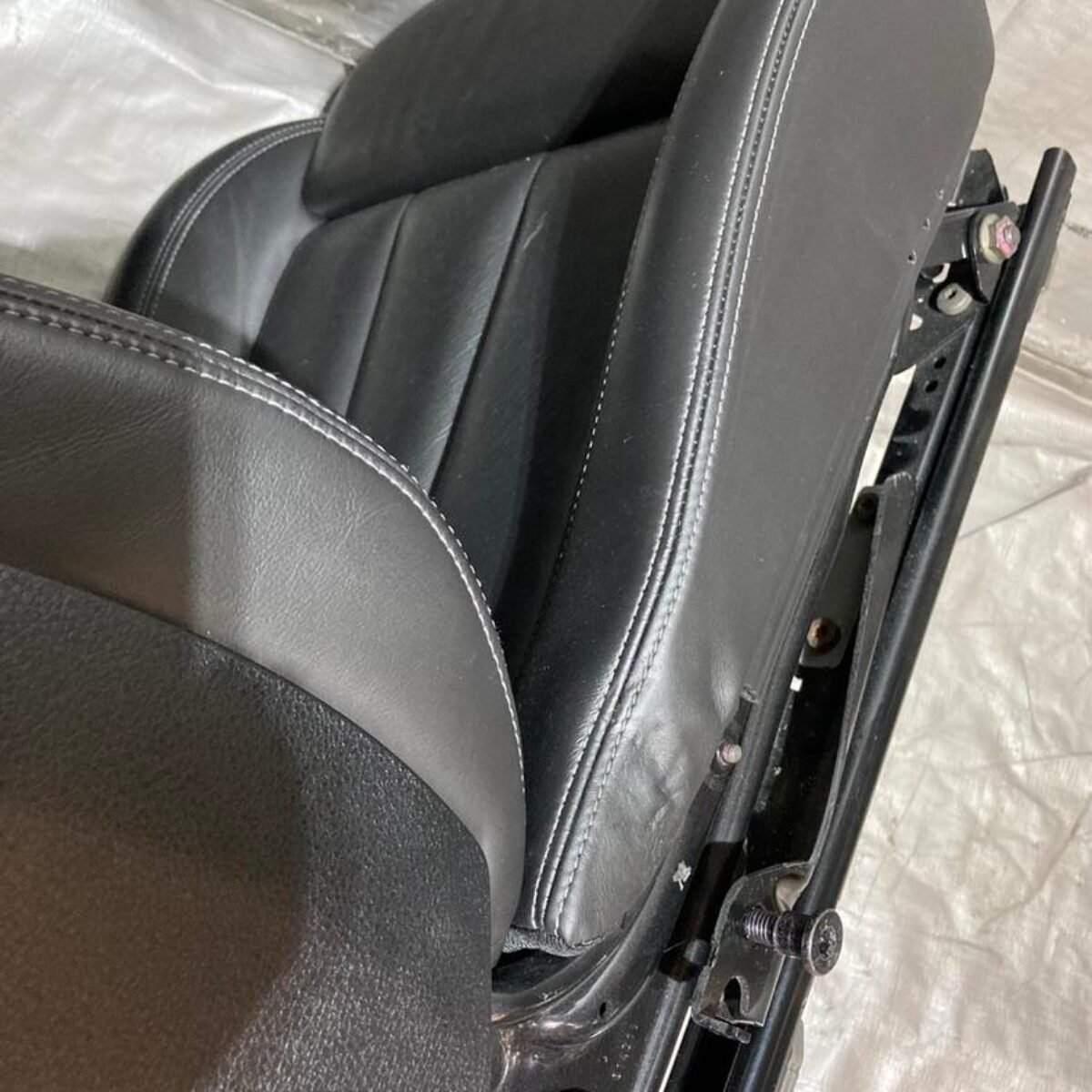 15-20 F83 BMW M4 black merino leather driver front seats assembly/F8M03
