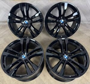 Genuine BMW 20" X5 F15 E70 468 X6 F16 black M sport alloy wheel alloys 5X120