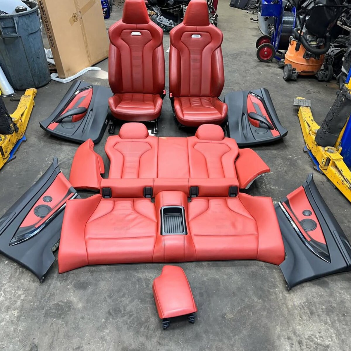 BMW F82 M4 15-20 Sakhir Orange Interior Powered Heated