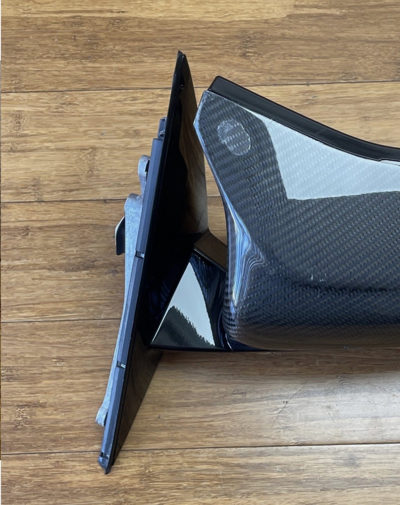 2018-2023 BMW M5 F90 Front Left Door Carbon Fiber Mirror W/ Camera OEM *NOTE* - Image 4