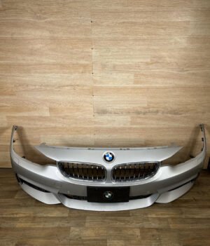 BMW F32 F33 F36 4 Series Titan Silver M Sport Front Bumper