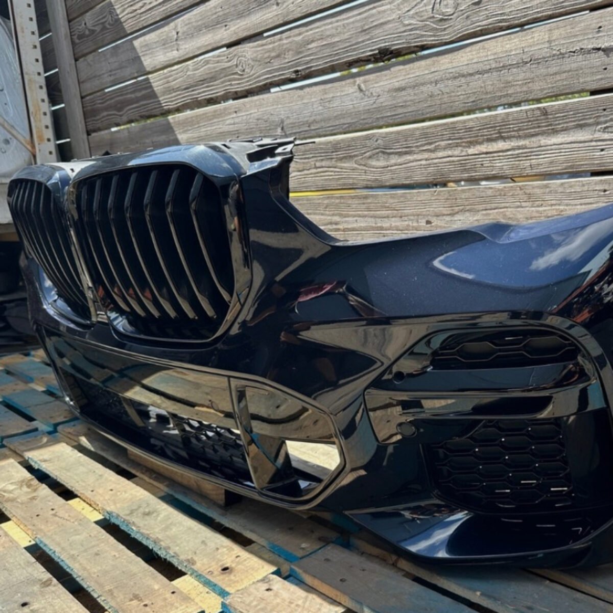 2019-2023 BMW X5 G05 FRONT BUMPER W GRILLES & PARK SENSORS (BLUE-416) M-SPORT OEM