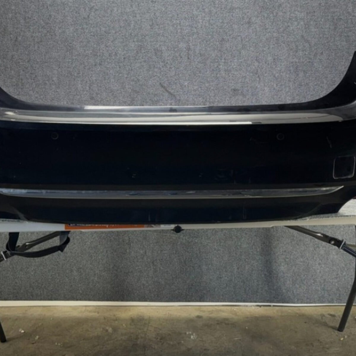 BMW 17-20 G30 REAR BUMPER COVER W/ PDC ASSEMBLY BLACK SAPPHIRE METALLIC OEM B8