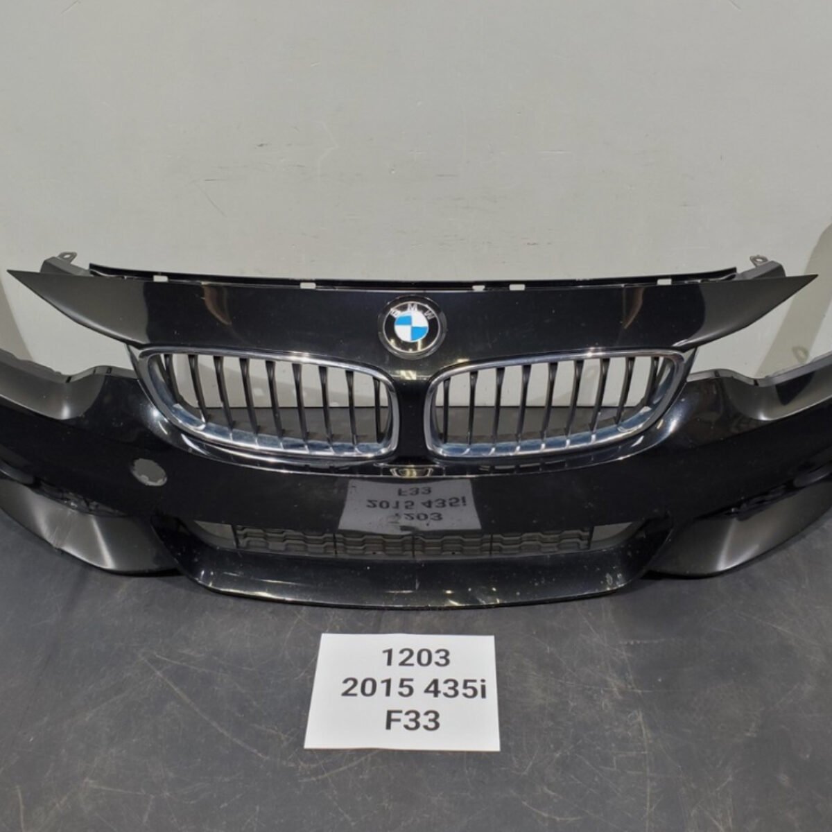 OEM BMW F32 F33 M SPORT Front Bumper Cover COMPLETE w/Grilles Black