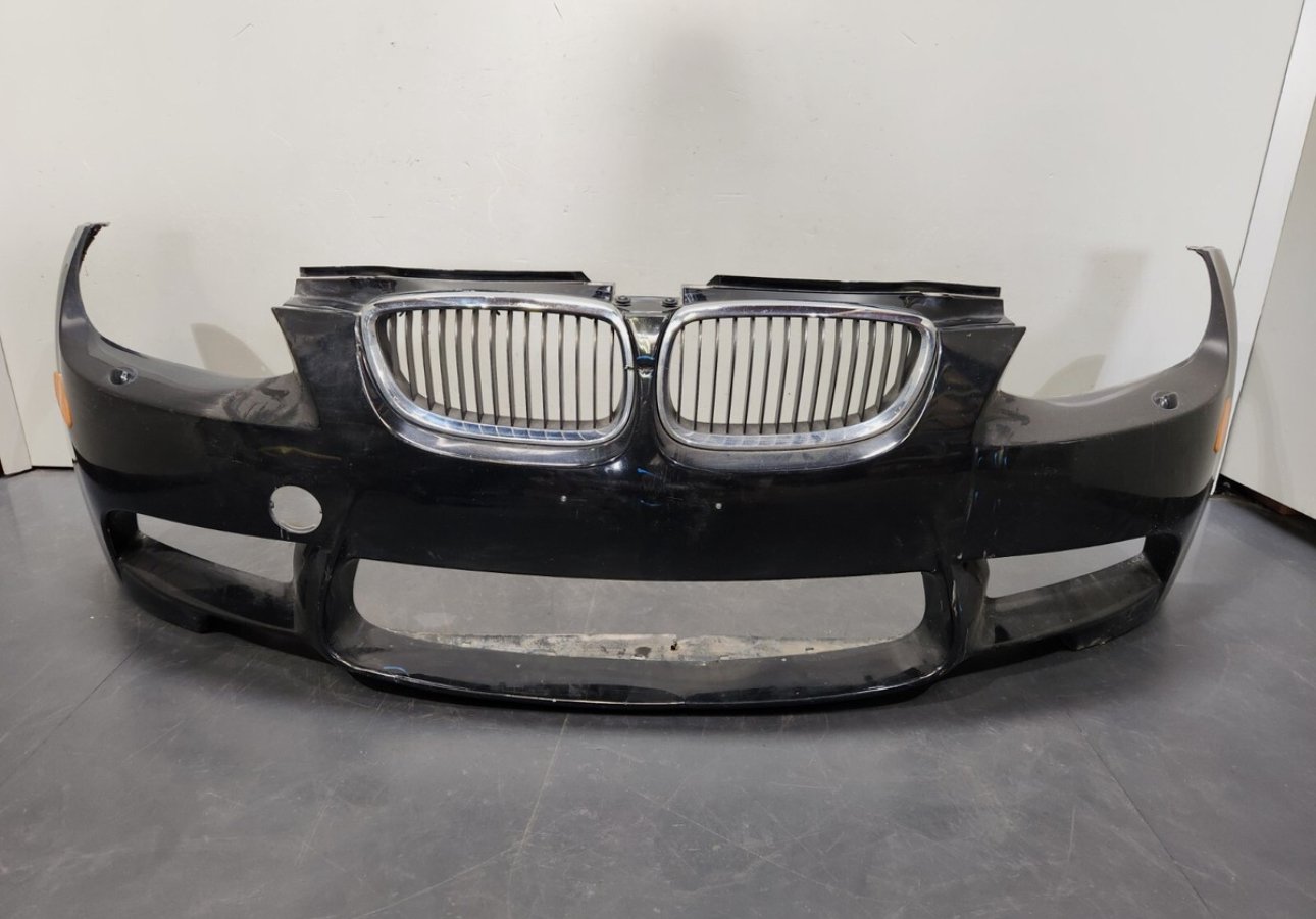 OEM BMW M3 E90 E92 E93 Front Bumper Cover Black 668 - Image 3