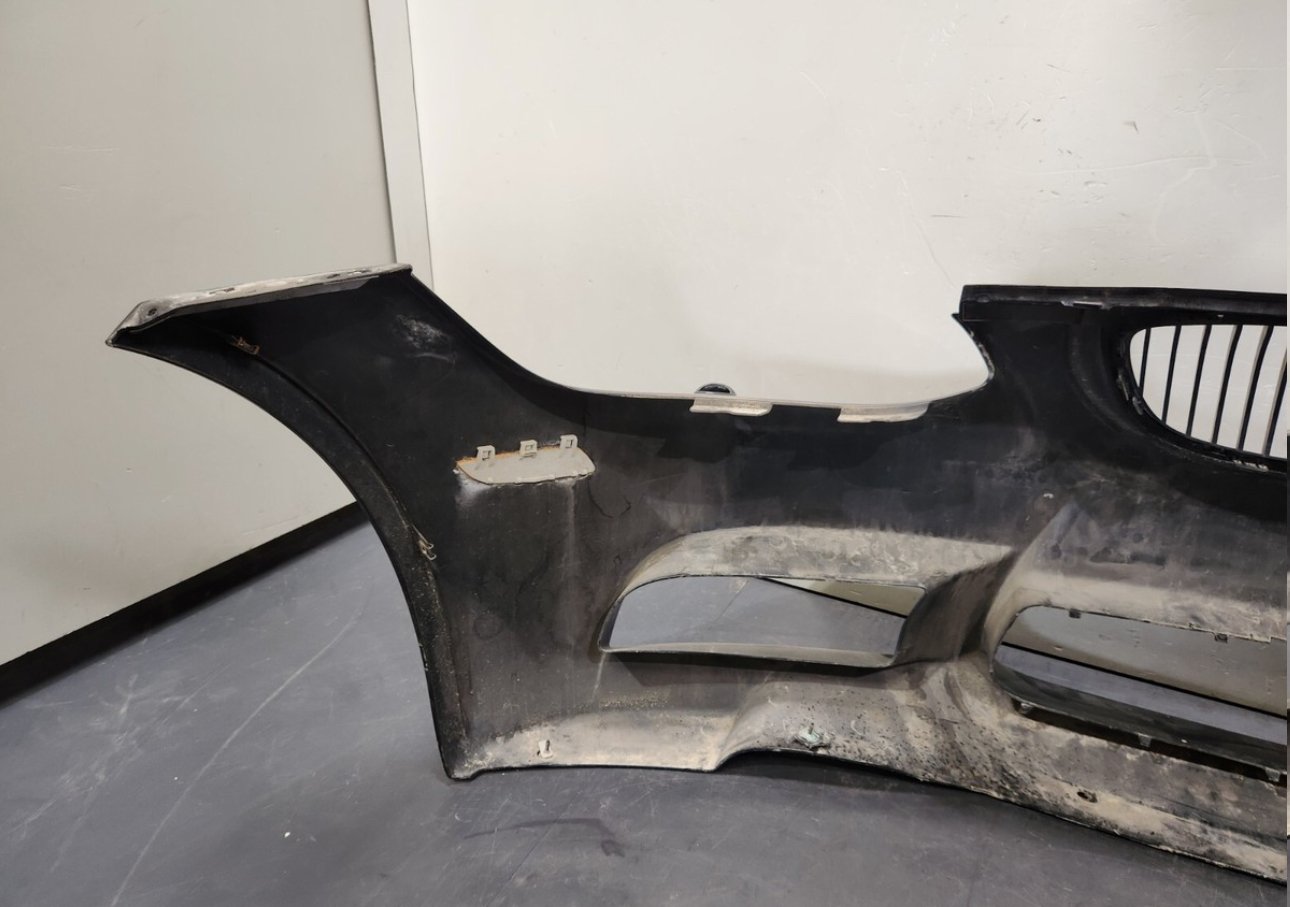 OEM BMW M3 E90 E92 E93 Front Bumper Cover Black 668 - Image 5