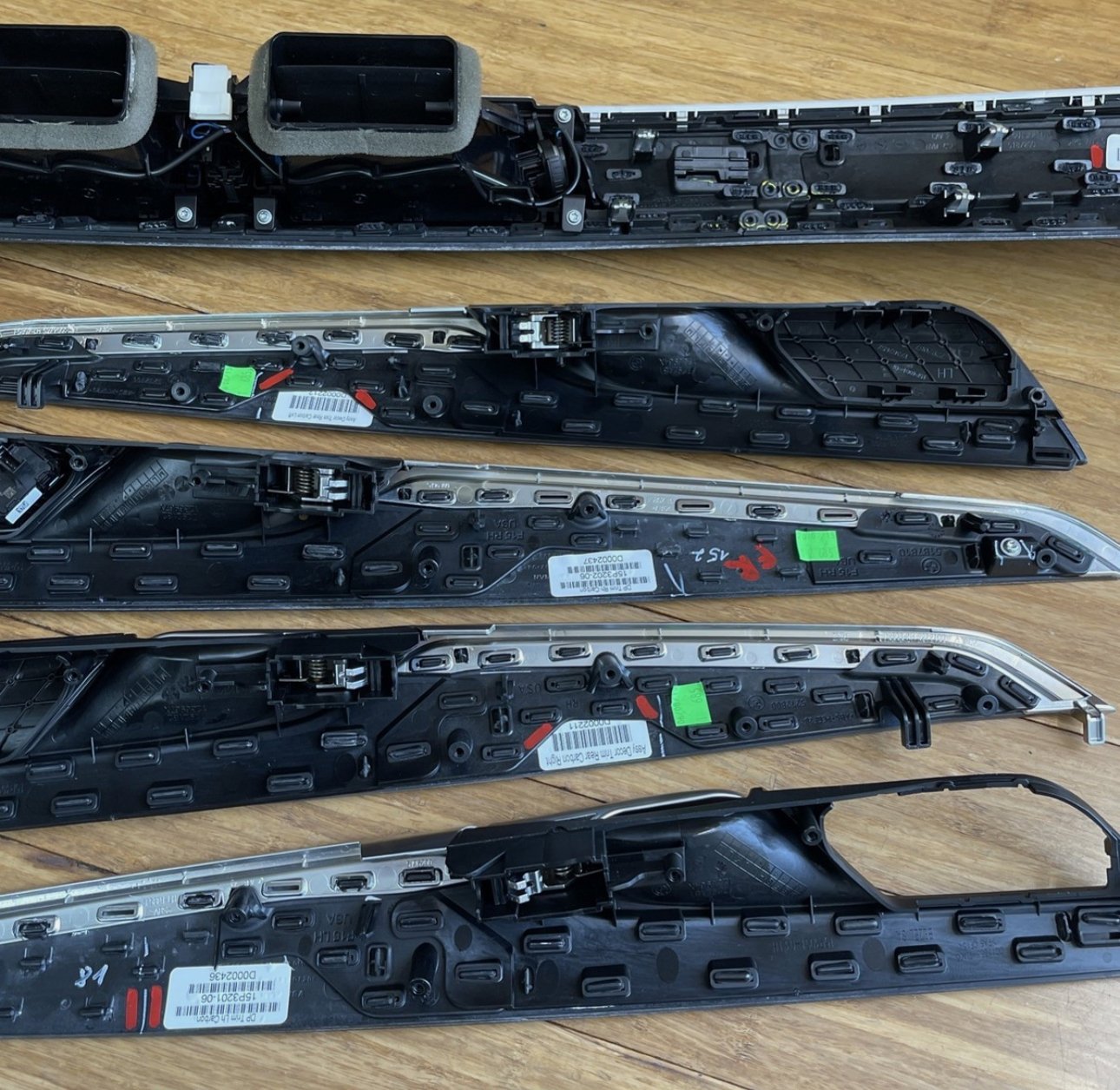 OEM 2014-2018 BMW X6M X5M F85 F86 DOOR Dash Carbon Fiber Trim SET - Image 8