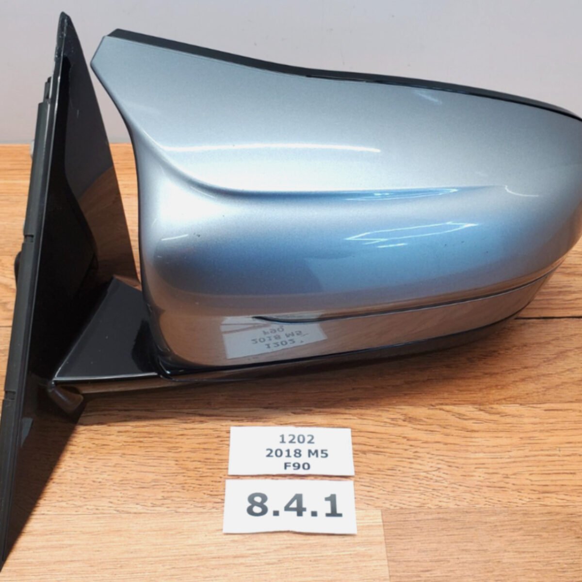 OEM BMW F90 M5 Left Driver Side Mirror Assembly Camera Bluestone