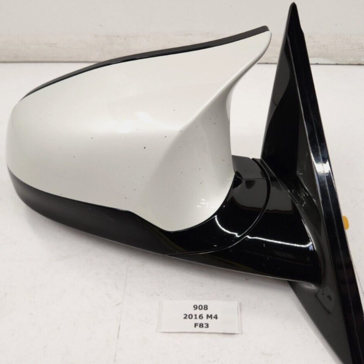 20 OEM BMW F82 F83 M4 Right Passenger Mirror Auto Dim w/ Camera White A96