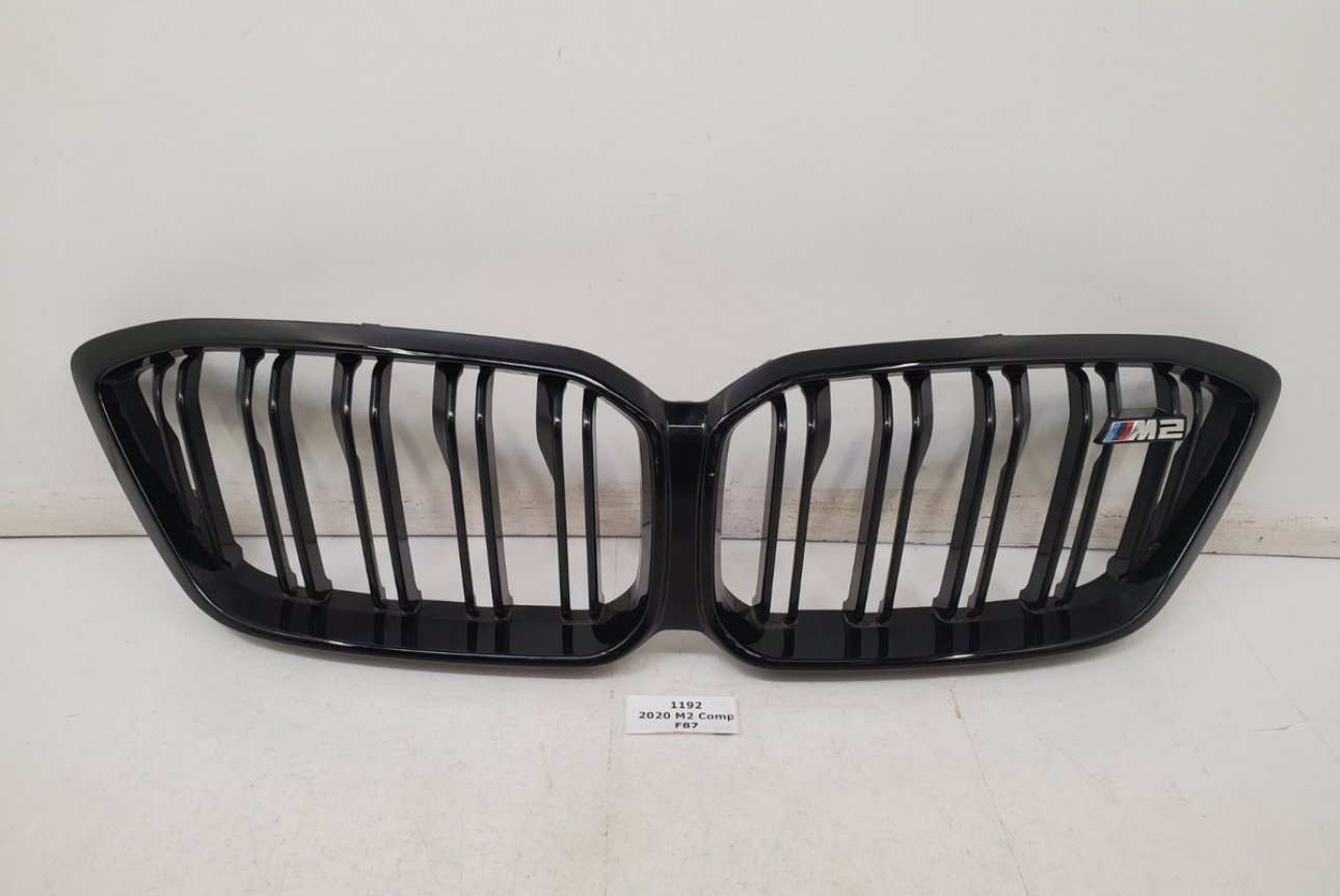 OEM BMW F87 M2 LCI Competition CS Front Bumper Upper Grille Kidney Set
