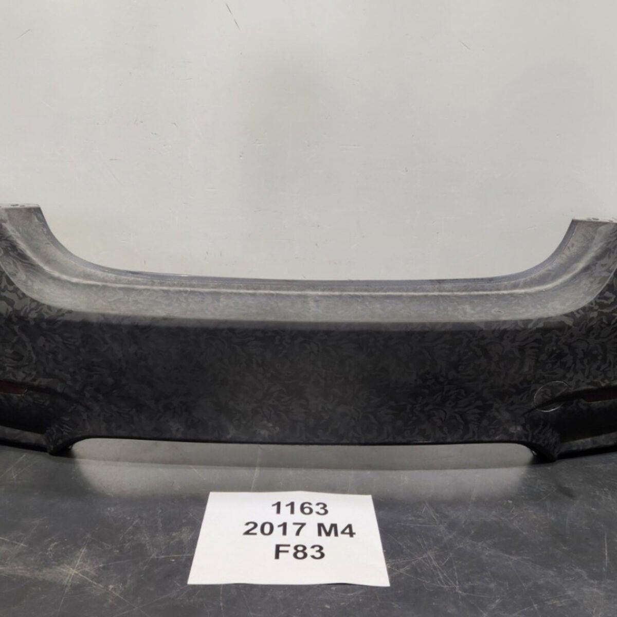OEM BMW M4 F82 F83 Rear Bumper Cover w/ PDC Gray Assy