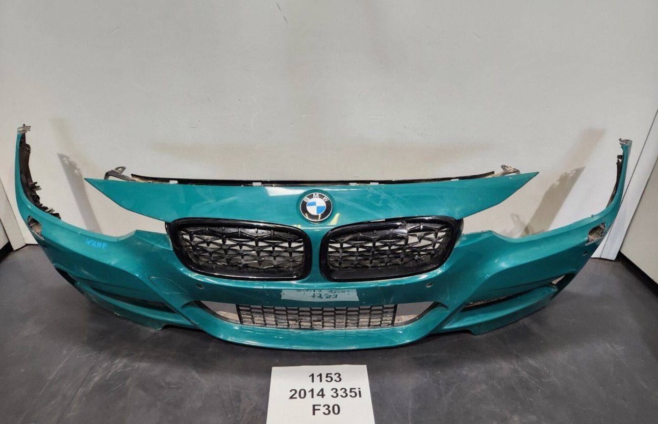 OEM BMW F30 F31 Front Bumper Cover M SPORT COMPLETE PDC w/Grille - Image 2