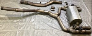 F87 BMW M2 N55 M Performance Exhaust Muffler w/ Titanium Tips