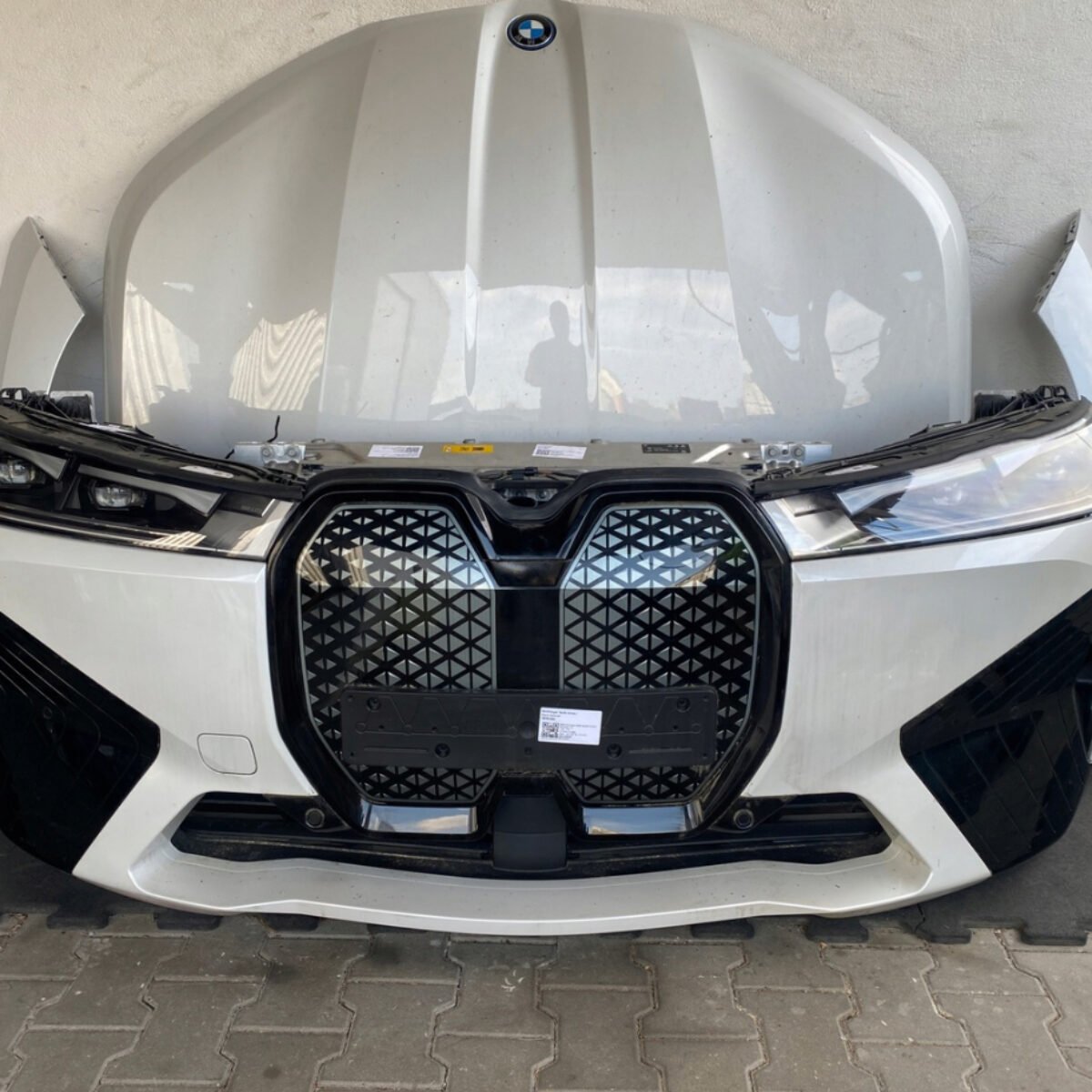 Bumper hood fenders reinforcement radiators headlights bmw ix i20 color a96