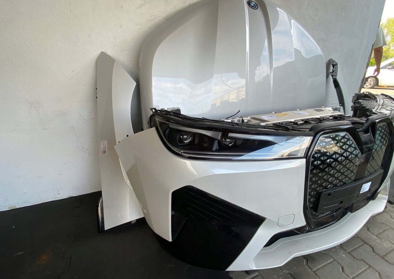 Bumper hood fenders reinforcement radiators headlights bmw ix i20 color a96 - Image 3