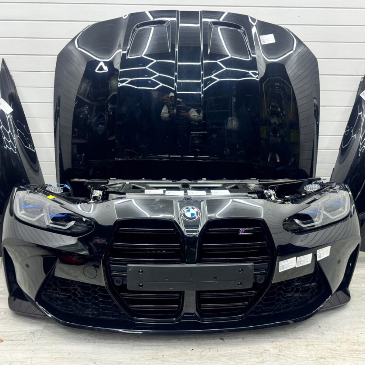 Hood fenders bumper front reinforcement (belt) radiators headlights laser bmw m3 g80 g81