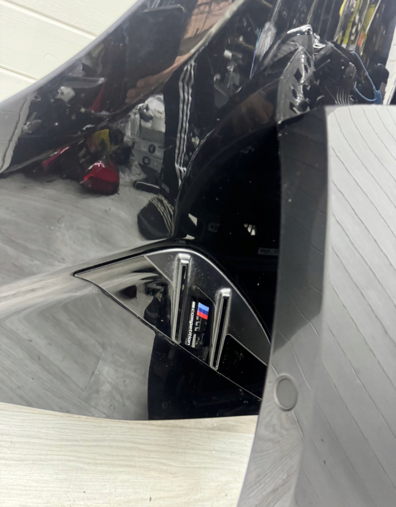 Hood fenders bumper front reinforcement (belt) radiators headlights laser bmw m3 g80 g81 - Image 4