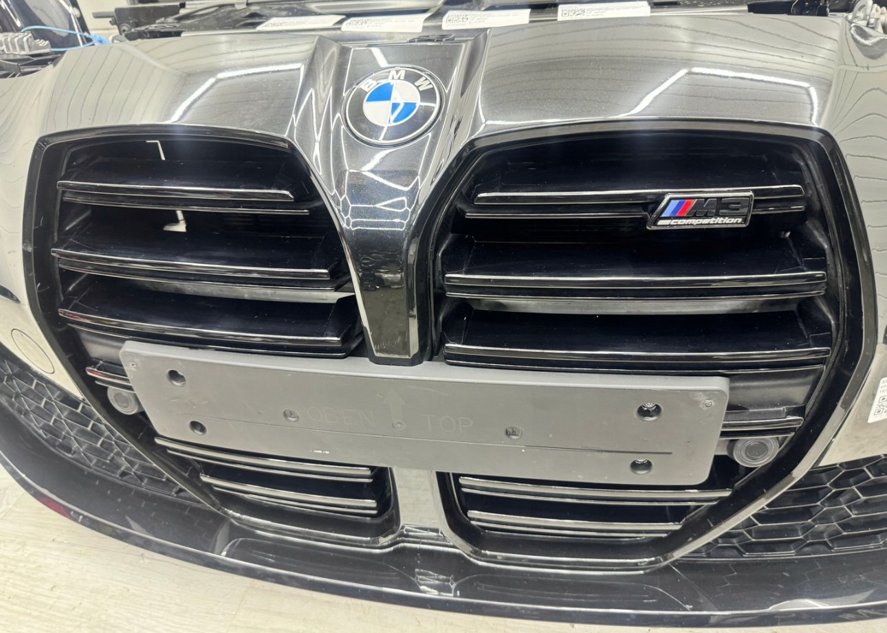 Hood fenders bumper front reinforcement (belt) radiators headlights laser bmw m3 g80 g81 - Image 5