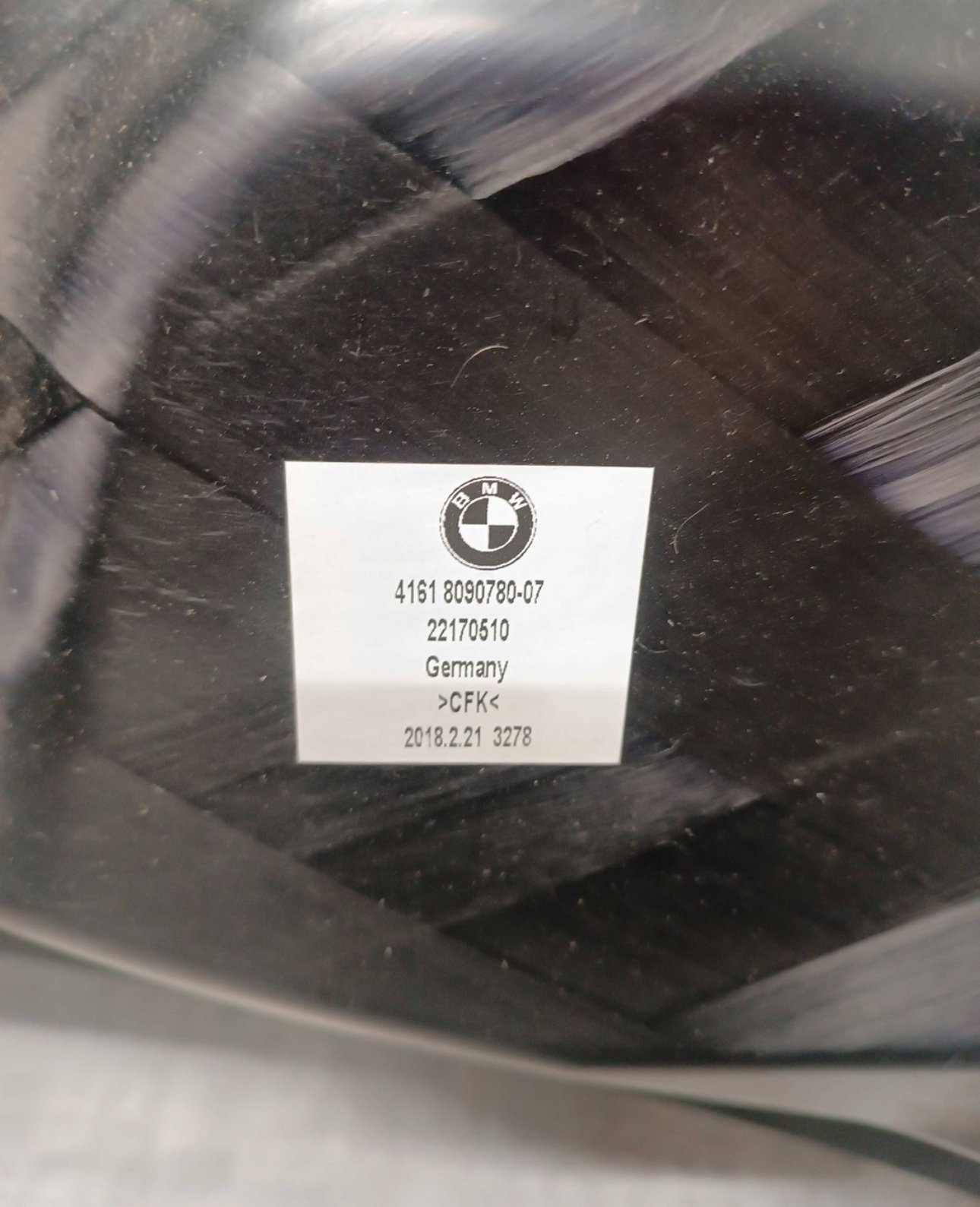 Hood front plastic carbon bmw m4 f82 cs new original - Image 4
