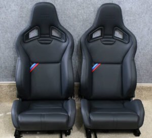 Recaro CS BMW Performance seats.  Customized to fit e92 m3.