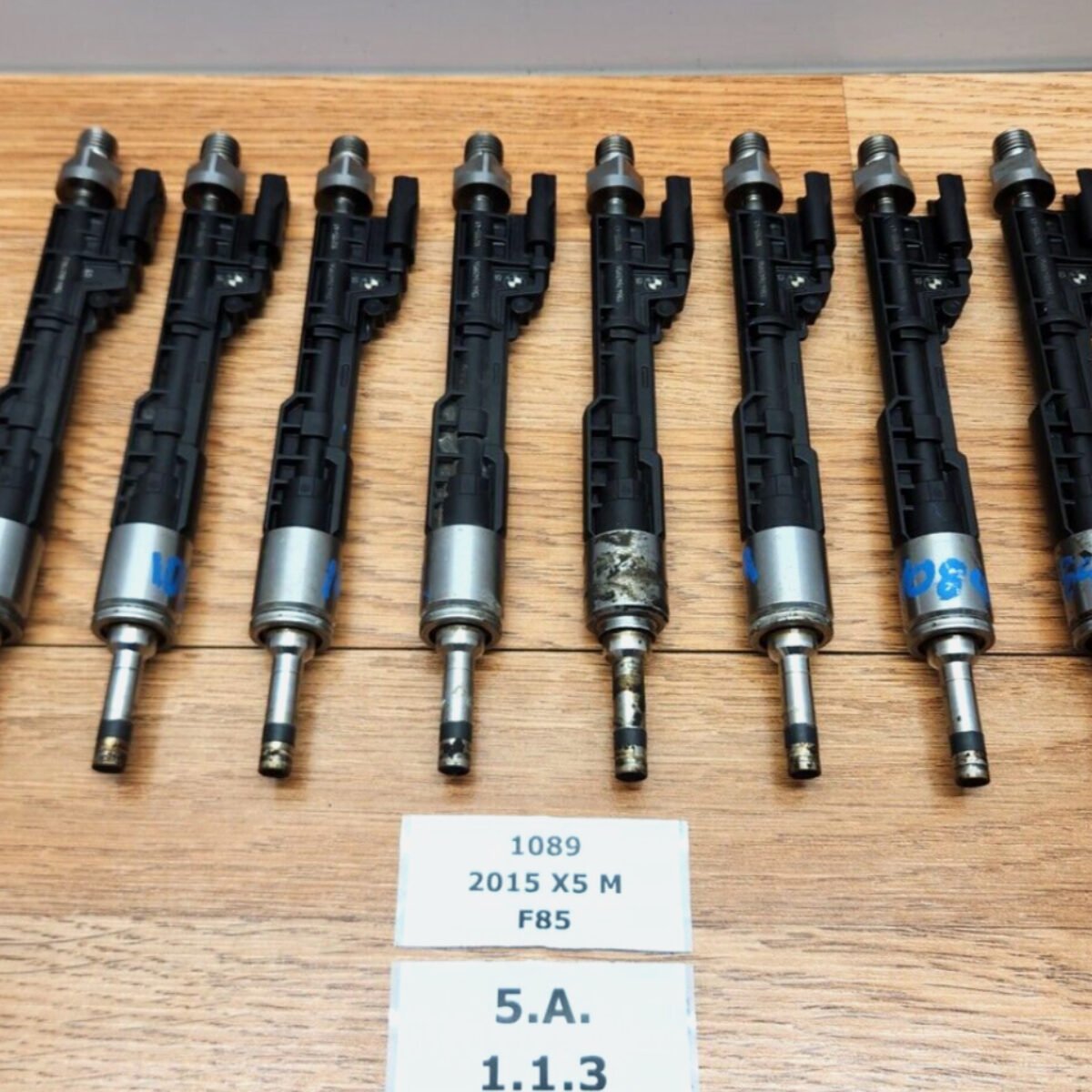 OEM BMW F10 F12 F13 F85 M5 M6 X5 Engine N63 S63 High Pressure Fuel Injector SET