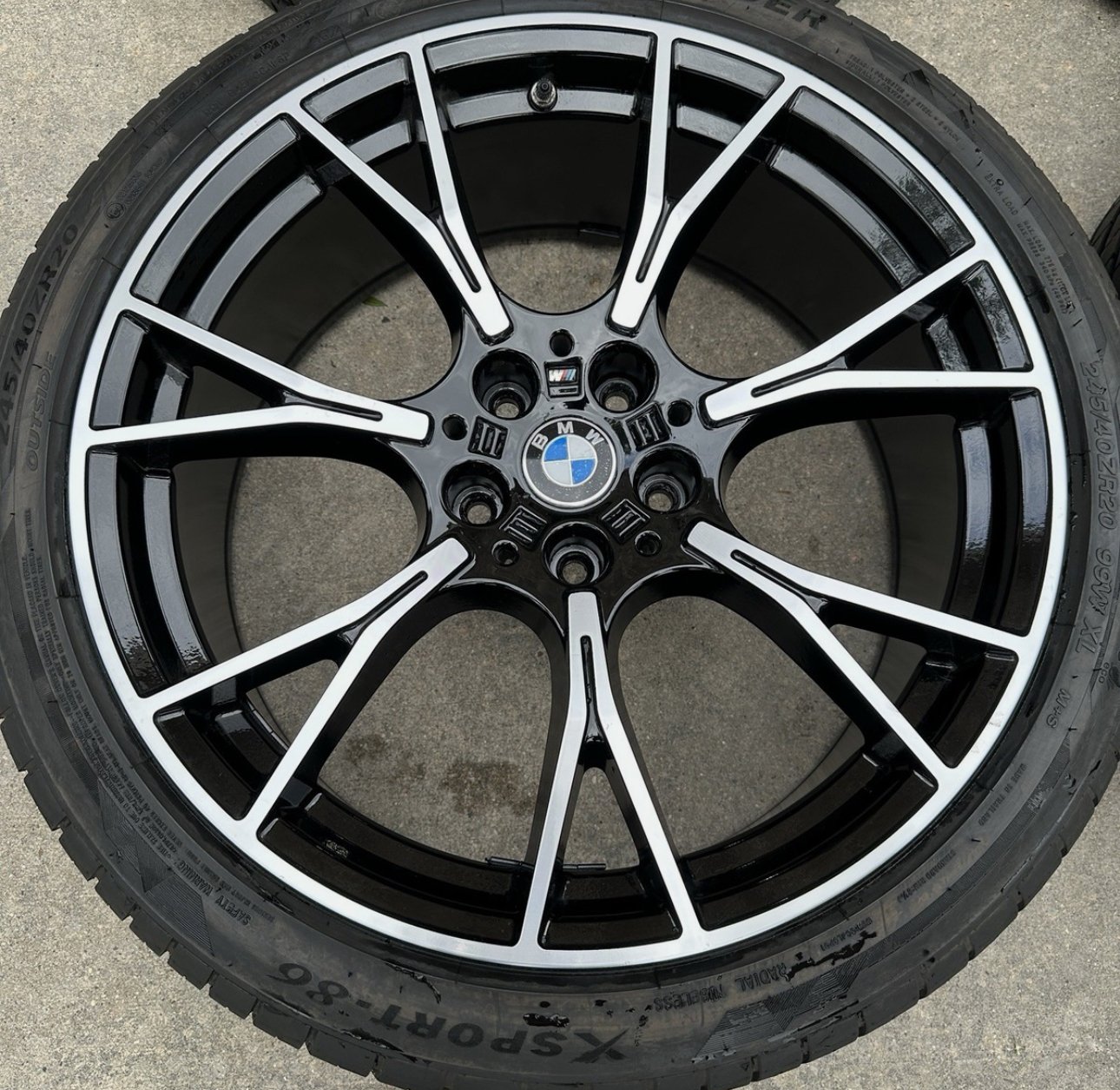 BMW F90 M5 OEM Genuine Original wheel Y-Spoke 20” Atlander Tires - Image 2