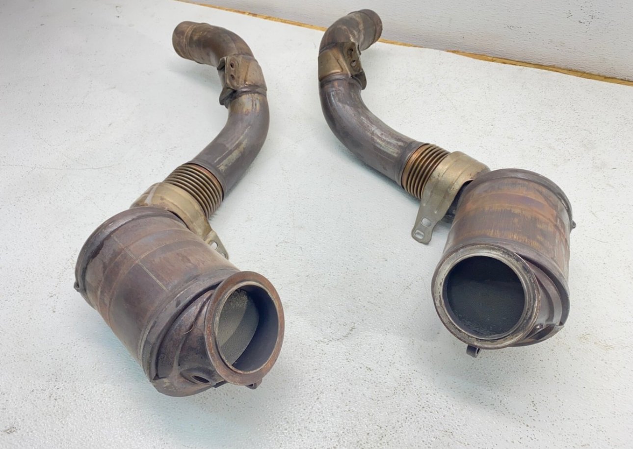 BMW F01 F10 E70 550 650 750 X5 X6 N63 Engine Exhaust Cat Converter Pipe Set OEM✅ - Image 3