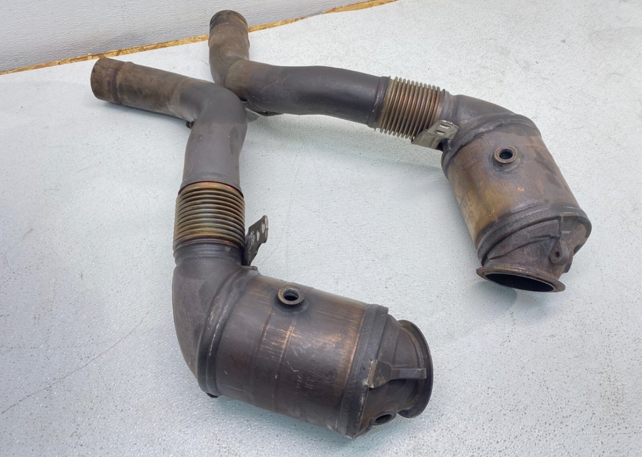 BMW F01 F10 E70 550 650 750 X5 X6 N63 Engine Exhaust Cat Converter Pipe Set OEM✅ - Image 9