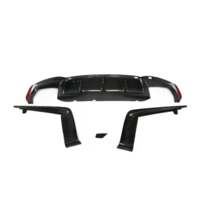 BMW 5 Series G30 G38 2022 Rear Bumper Diffuser Carbon Fiber