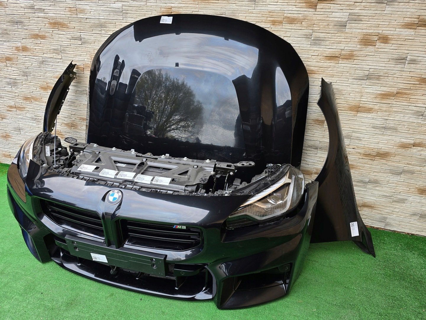 Hood fenders bumper belt radiators led bmw m2 g87 - Image 4