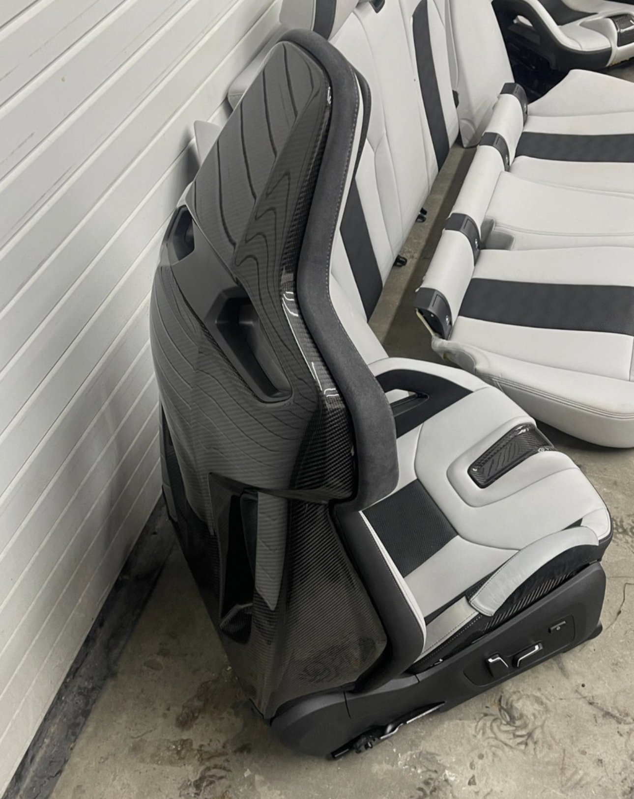 2024 BMW M3 M4 G80 G82 FRONT CARBON BUCKET SEATS REAR SEATS INTERIOR SET OEM - Image 6