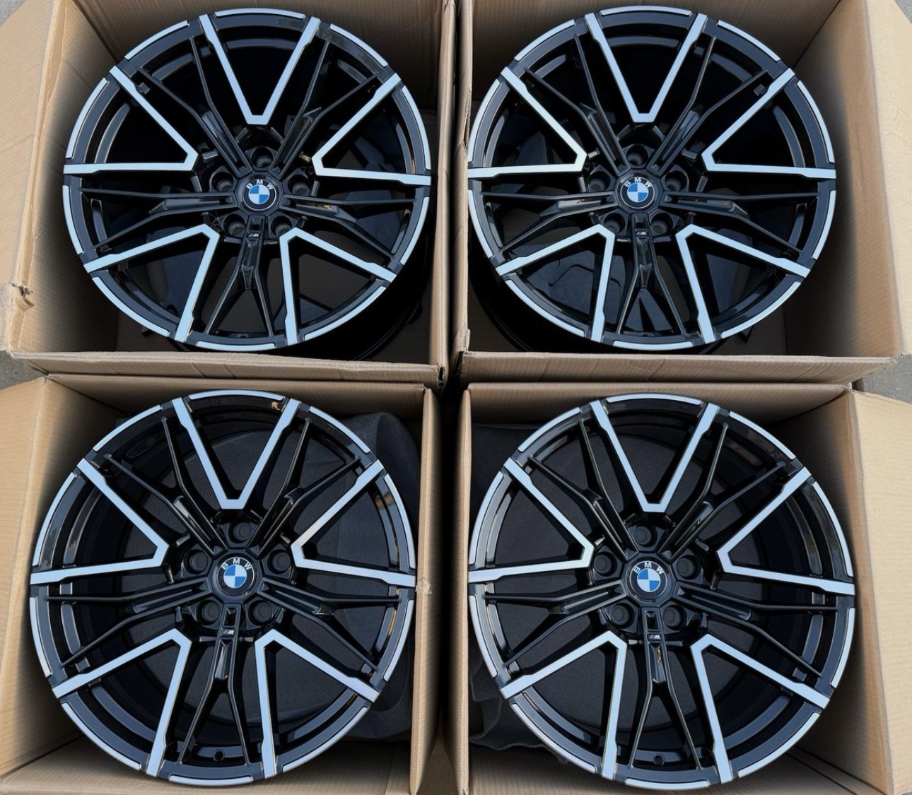 OEM BMW 2025+ G90 G99 M5 Black W/ Polished Face 951M Wheels Rims