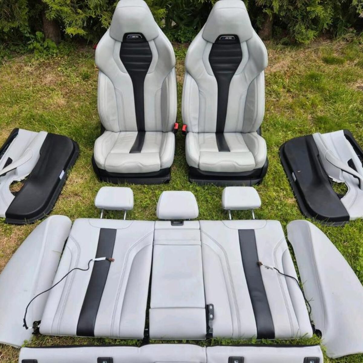 BMW F90 M5 Competition Seats Interior Silverstone Leather