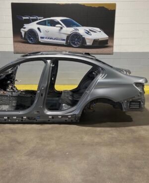 2021-2025 BMW M3 G80 Rear Left Quarter Panel Structure Cut Gray X1F OEM
