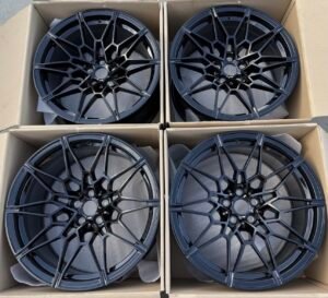 Set of FOUR BRAND NEW GENUINE OEM BMW G80 M3 G82 G83 M4 Black 826M Wheels Rims!