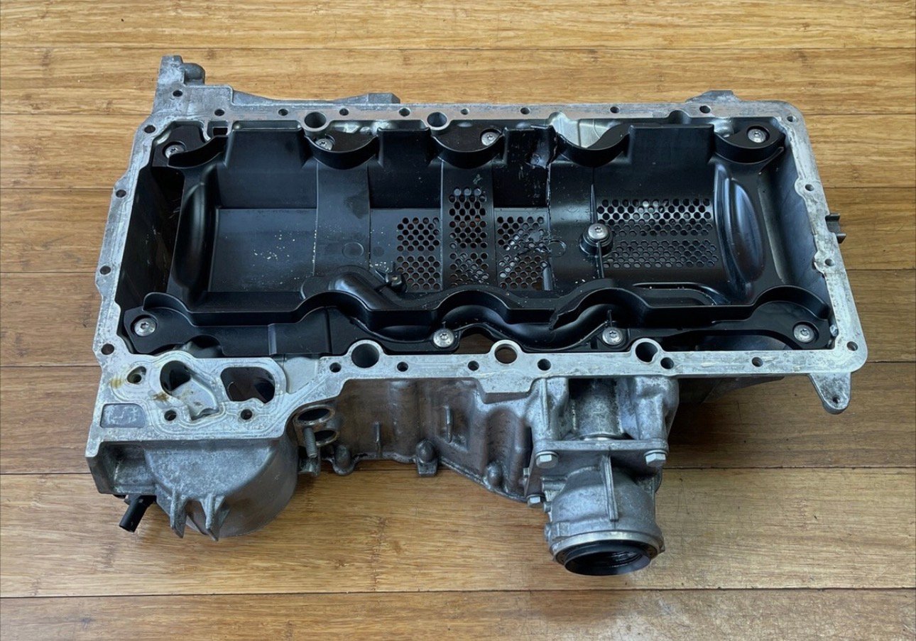 BMW M5 F90 M8 Front Engine Upper Oil Sump Pan OEM ORIGINAL NOTE