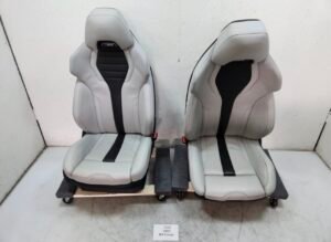 18-23 OEM BMW F90 M5 Sedan Front Left Right Seats Leather Merino Silver SET *