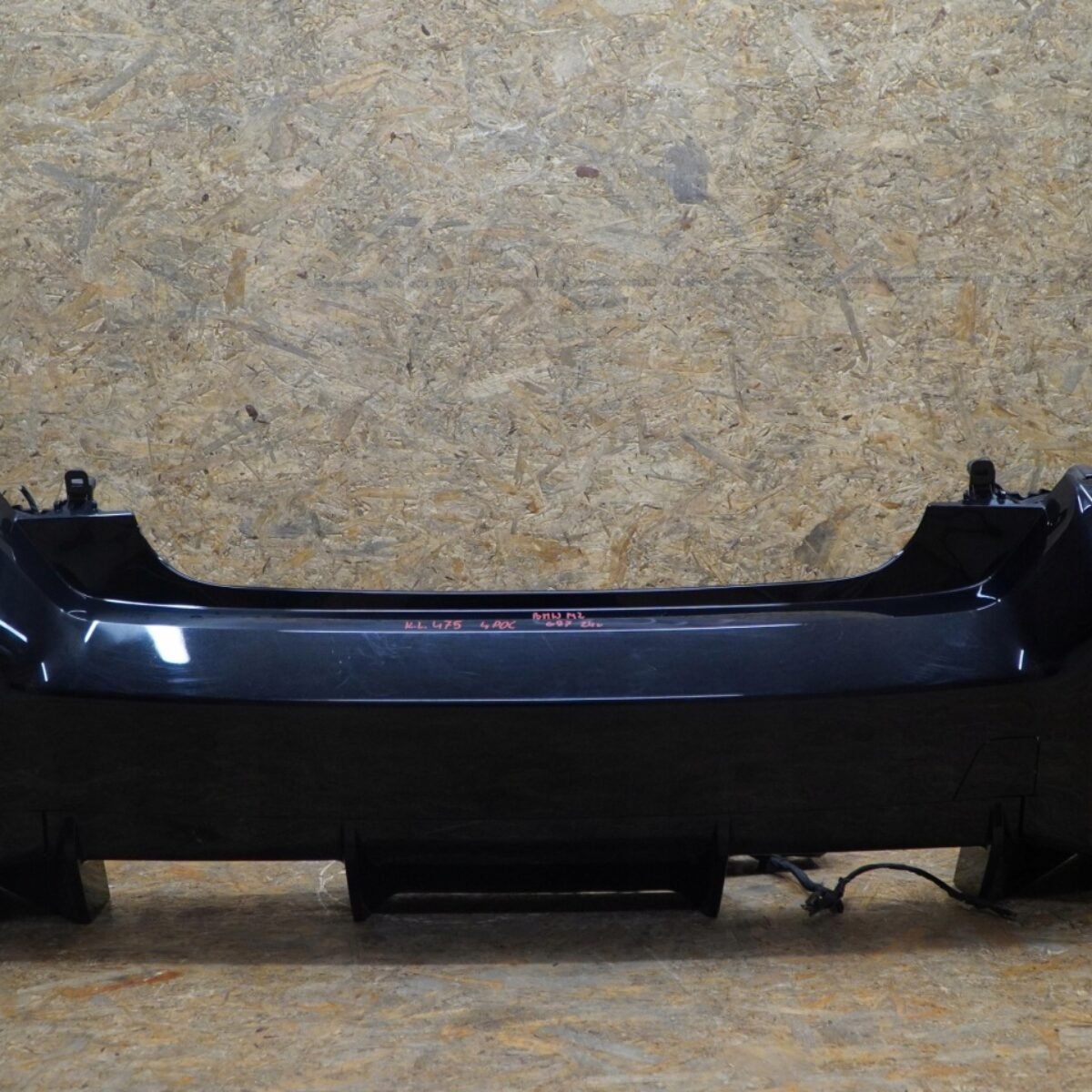 Rear bumper 6pdc pdc bmw m2 g87 24r black saphir 475 original facelift