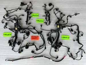 -22 BMW F90 M5 F91 F92 F93 M8 4.4 OEM ENGINE UNDERHOOD WIRING HARNESS 5 PCS