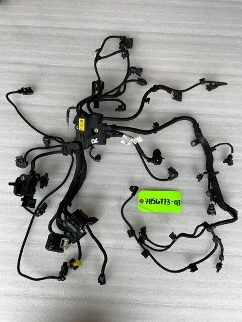 -22 BMW F90 M5 F91 F92 F93 M8 4.4 OEM ENGINE UNDERHOOD WIRING HARNESS 5 PCS - Image 7