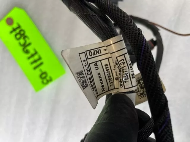 -22 BMW F90 M5 F91 F92 F93 M8 4.4 OEM ENGINE UNDERHOOD WIRING HARNESS 5 PCS - Image 8