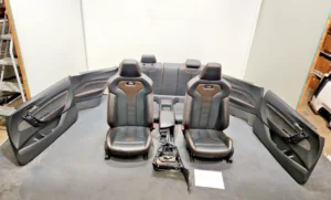 OEM BMW F87 M2 Competition Black M SPORT Leather Interior Seats Door Panel SET*