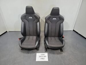 OEM BMW F82 M4 Front Driver Passenger Sport Seats Carbon Structure Cloth SET