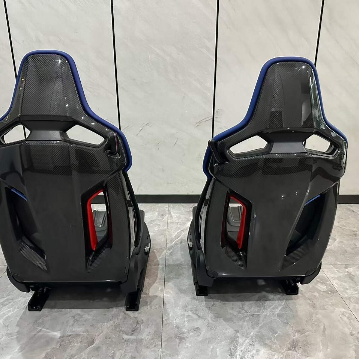 BMW M4 (G82) Genuine M Carbon Bucket Seats – “Tool Box” Tri-Color Edition