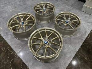 BMW M4 (F82) / M3 (F80) Genuine 763M Frozen Gold Forged Wheels
